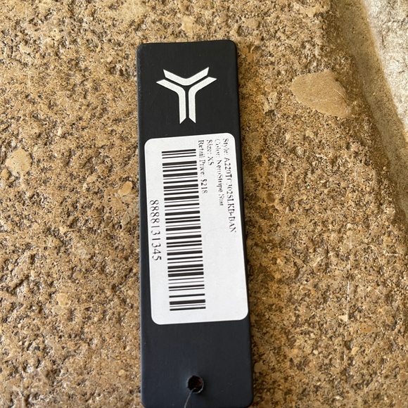 NWT XS Ultracor Black Leggings With Tri Color Stripes And Stars - Picture 6 of 8